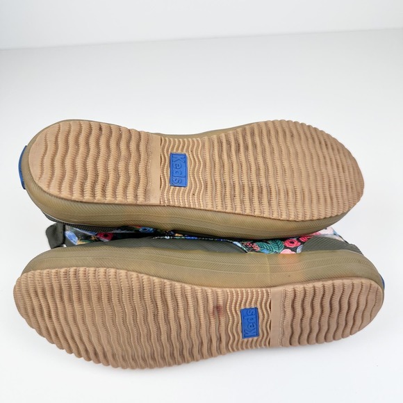 Keds x Rifle Paper Co Green Garden Party Floral Water Resistant Scout Boots US 5 - Picture 10 of 11